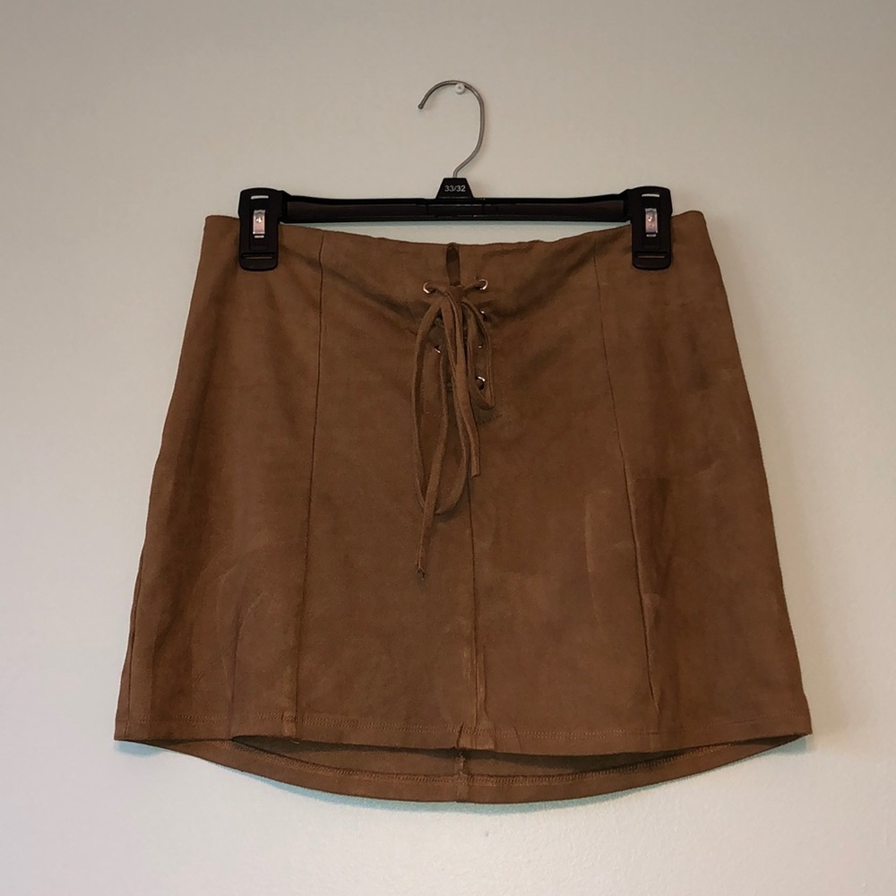 Women’s Charlotte Russe Velvet Mini Skirt